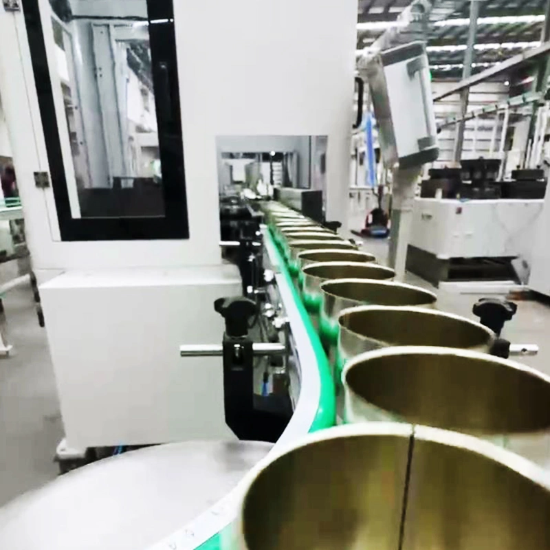 Paletizador de nivel alto con colocación automática de marcos superiores y planchas separadoras 