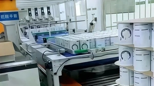 Paletizador robótico automático para latas de leche en polvo