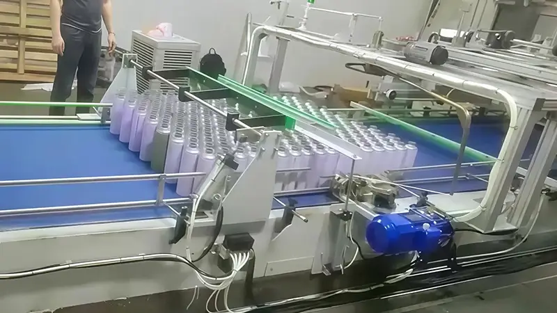 Máquina automática de flejado de latas con cuerda 1