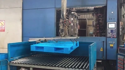 Palet de plástico de doble cara