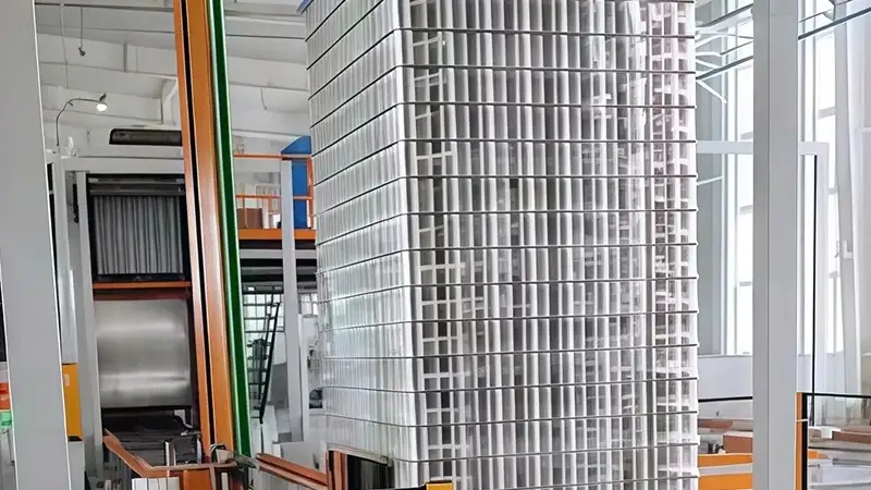 Línea automática de manipulación de latas para bebidas (proyecto nacional)