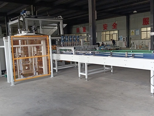 Paletizador automático de latas a nivel bajo