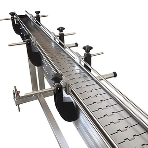 Transportador de placas de cadena de acero inoxidable