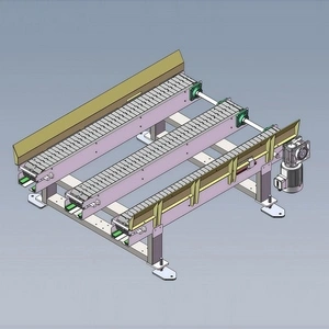 Transportador de placas de cadena de acero inoxidable