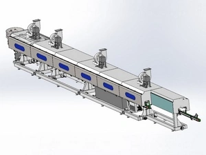Horno de curado por inducción para cuerpos de lata