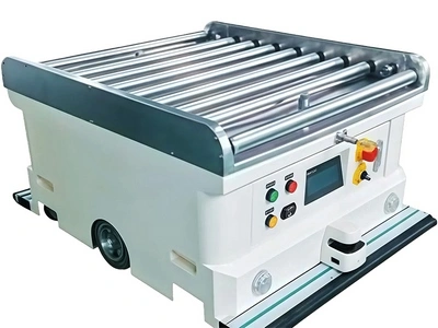 Sistema autónomo de manipulación de materiales con AGV y RGV