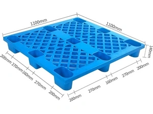 Palets plásticos de nueve patas