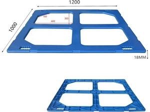 Tapas/cubiertas de plástico para palets